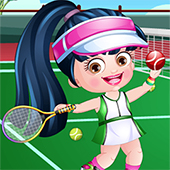 Baby Hazel Tennis Dressup